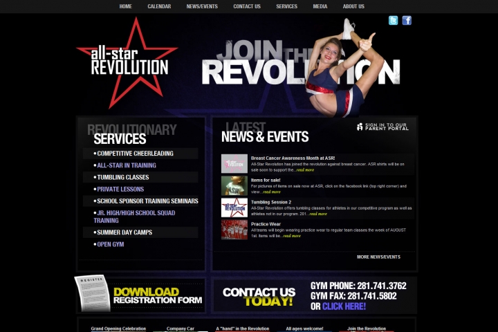 Key Creative Web Design - All Star Revolution