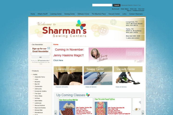 Sharman’s Sewing Center
