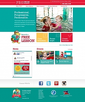 KeyCreative Blog Images for Pro Swim Academy Website Launches