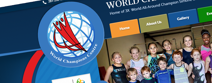 KeyCreative Blog Images for New Site for World Champions Centre, Home of Simone Biles!