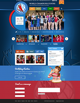 KeyCreative Blog Images for New Site for World Champions Centre, Home of Simone Biles!