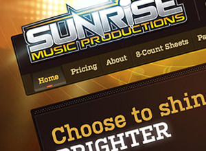 Image of Sunrise Music Productions site