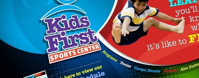 KeyCreative Blog Images for Kids First Sports Center Web Development