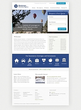 KeyCreative Blog Images for Bockmon Insurance Site Redesign
