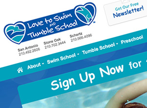 Image of Love to Swim and Tumble site