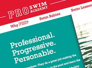 Image of PRO Swim Academy site